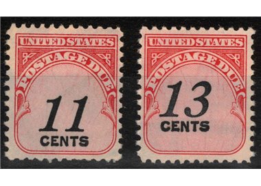 USA 1978 Segnatasse 2v MNH**