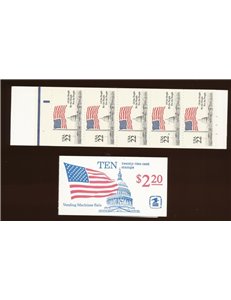 USA 1985 Bandiera e Cupola LB di 10v MNH**