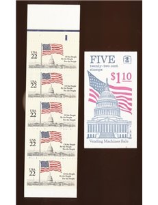 USA 1985 Bandiera e Cupola LB di 5v MNH**