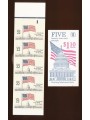 USA 1985 Flag and Dome booklet of 5v MNH**