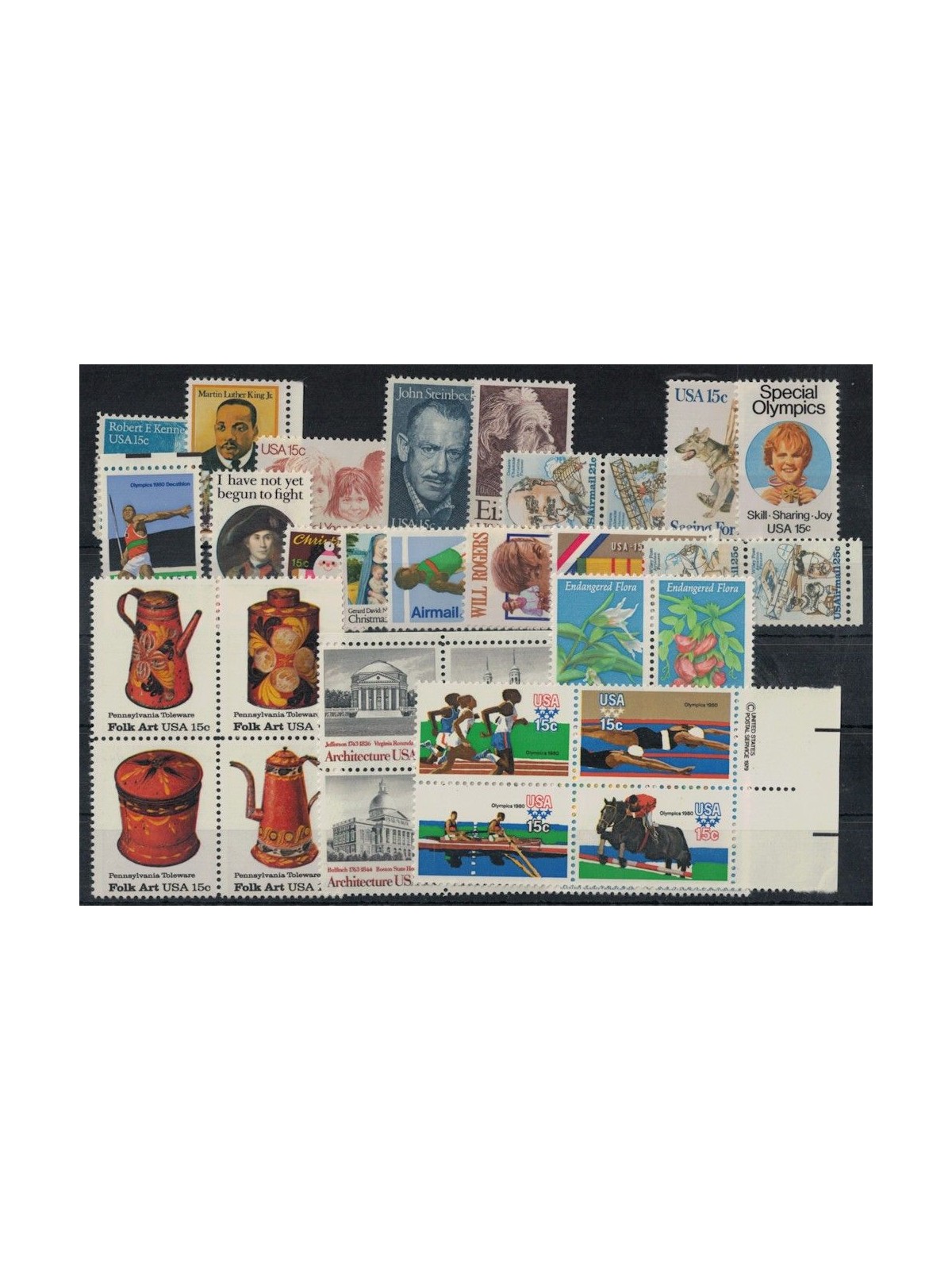 USA 1979 Annata completa 34v MNH**