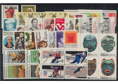 USA 1980 Complete vintage 43v MNH**