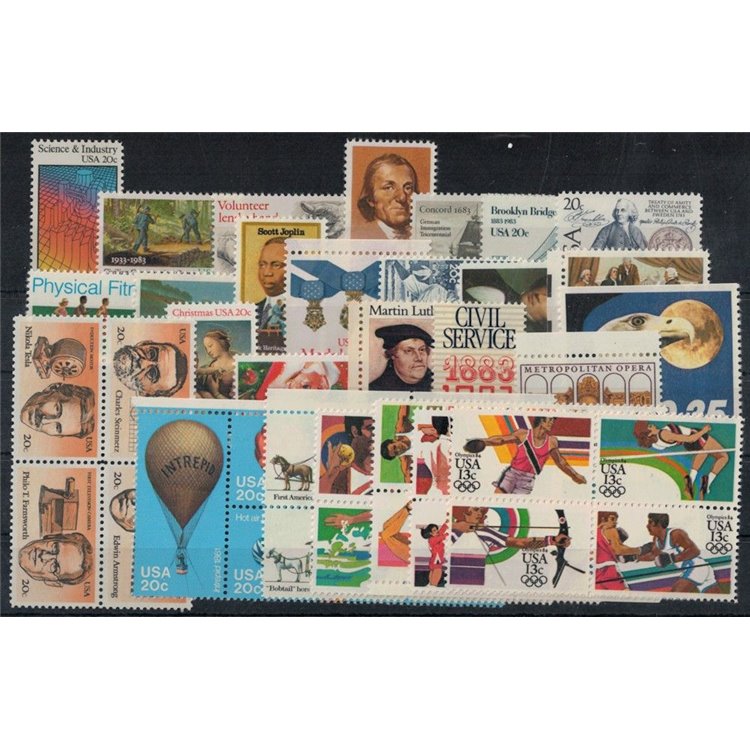 USA 1983 Complete vintage 48v MNH**