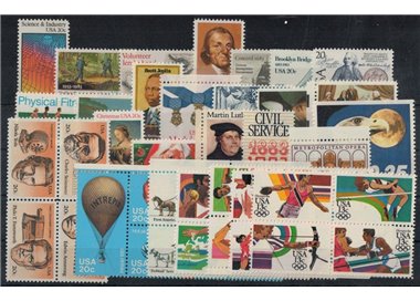 USA 1983 Complete vintage 48v MNH**