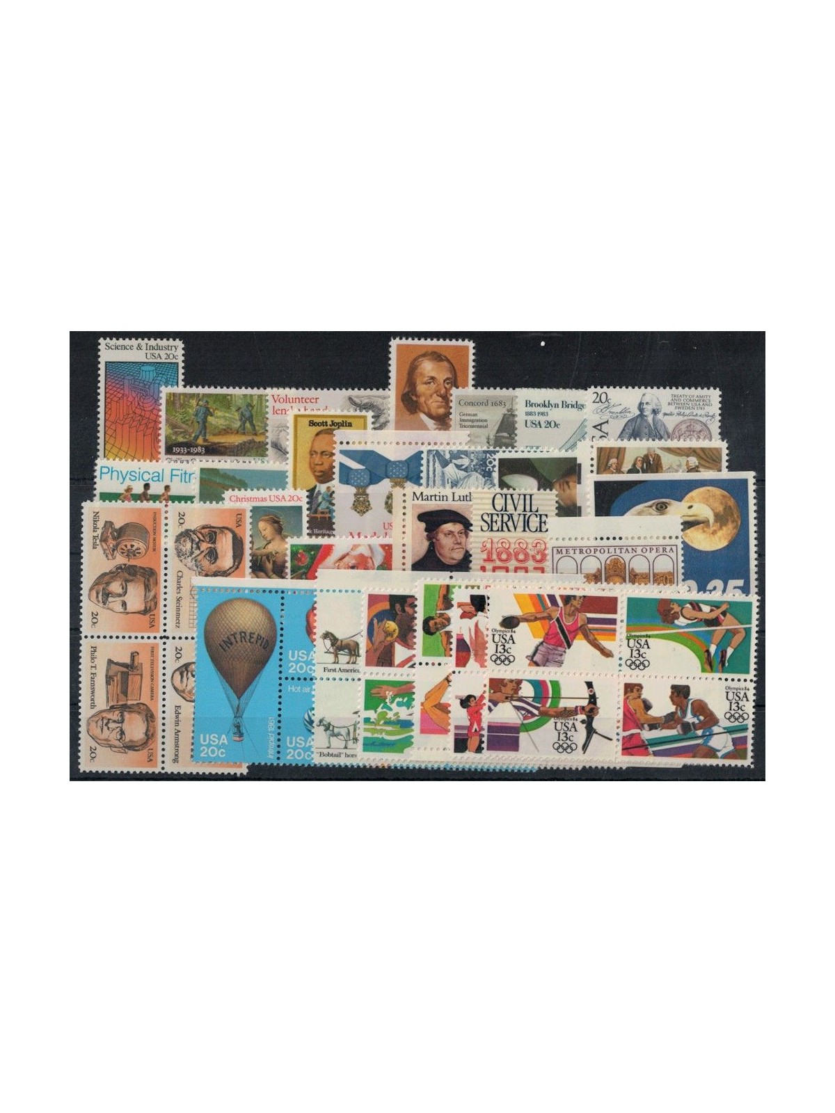 USA 1983 Complete vintage 48v MNH**