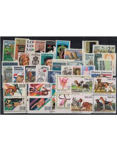 USA 1984 Annata completa 44v MNH**