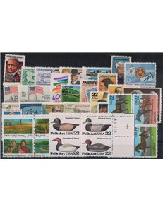 USA 1985 Annata completa 42v MNH**