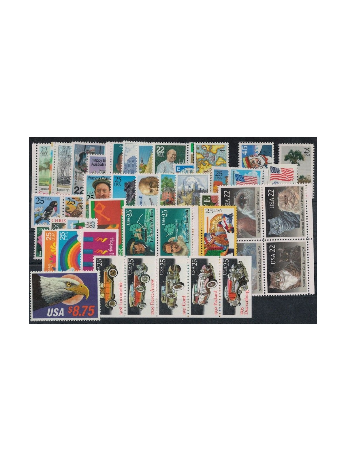 USA 1988 Complete vintage 50v MNH**