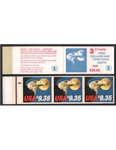 USA 1983 Aquila, ordinary series booklet MNH**