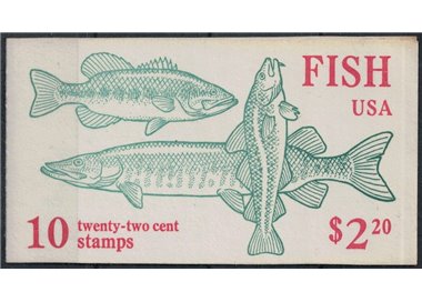 USA 1986 Fish booklet MNH**