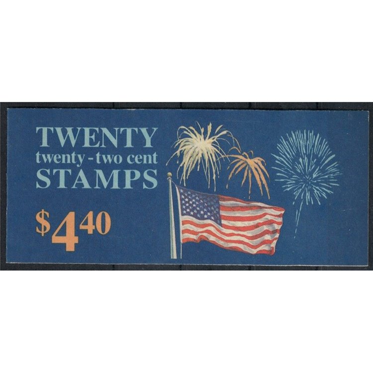 USA 1987 Flag and Fireworks booklet MNH**