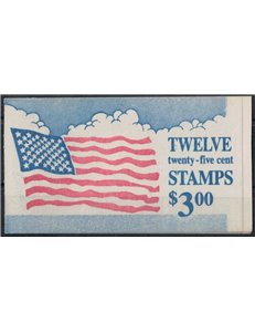 USA 1988 Bandiera e cielo nuvoloso LB MNH**