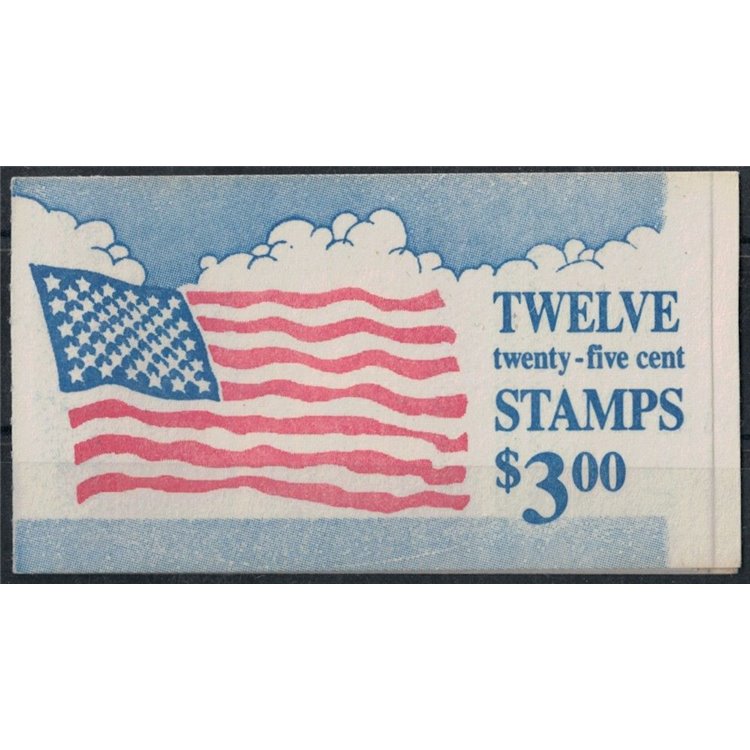 USA 1988 Bandiera e cielo nuvoloso LB MNH**