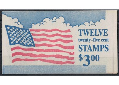 USA 1988 Flag and Cloudy Sky booklet MNH**