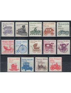 USA 1981-84 Transport 14v MNH**