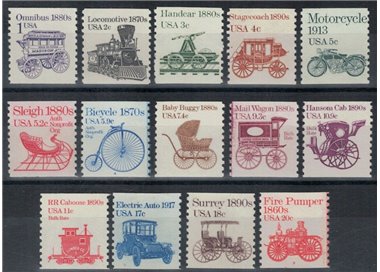 USA 1981-84 Transport 14v MNH**