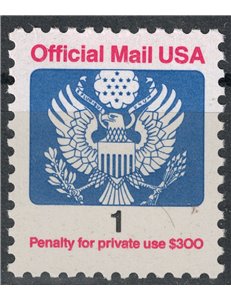 USA 1989 Servizio, Official Mail MNH**