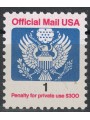 USA 1989 Servizio, Official Mail MNH**