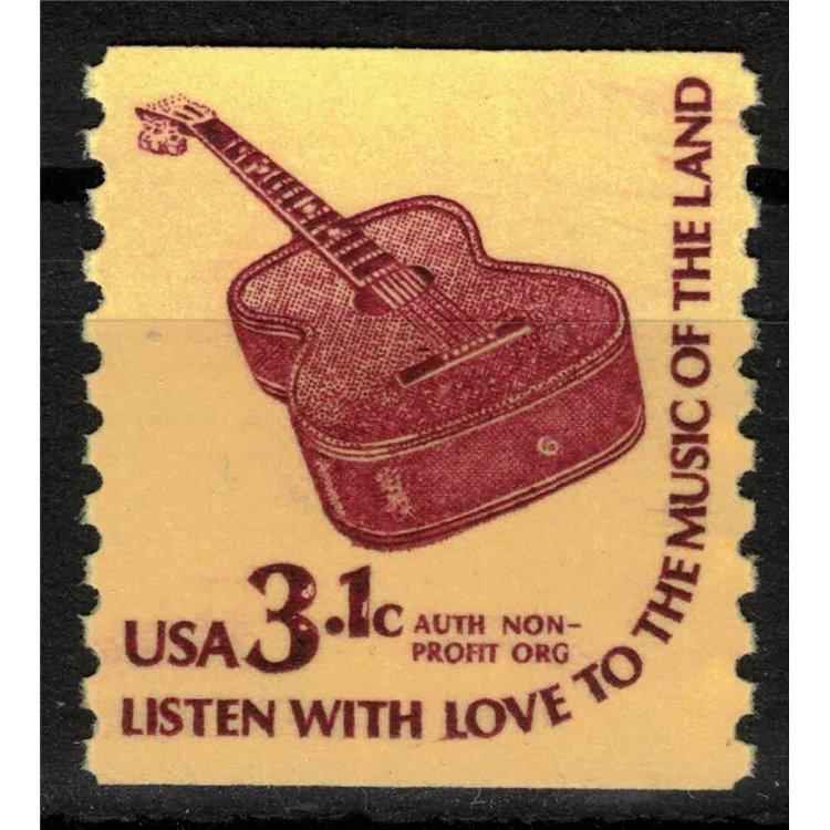 USA 1979 Ordinary Series (Guitar) MNH**