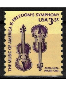 USA 1980 Ordinary series (Violins) MNH**