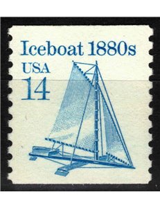 USA 1985 Trasporti (Iceboat) MNH**