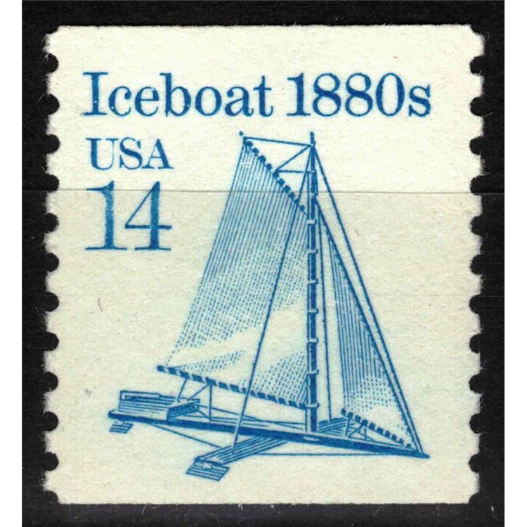 USA 1985 Transport (Iceboat) MNH**