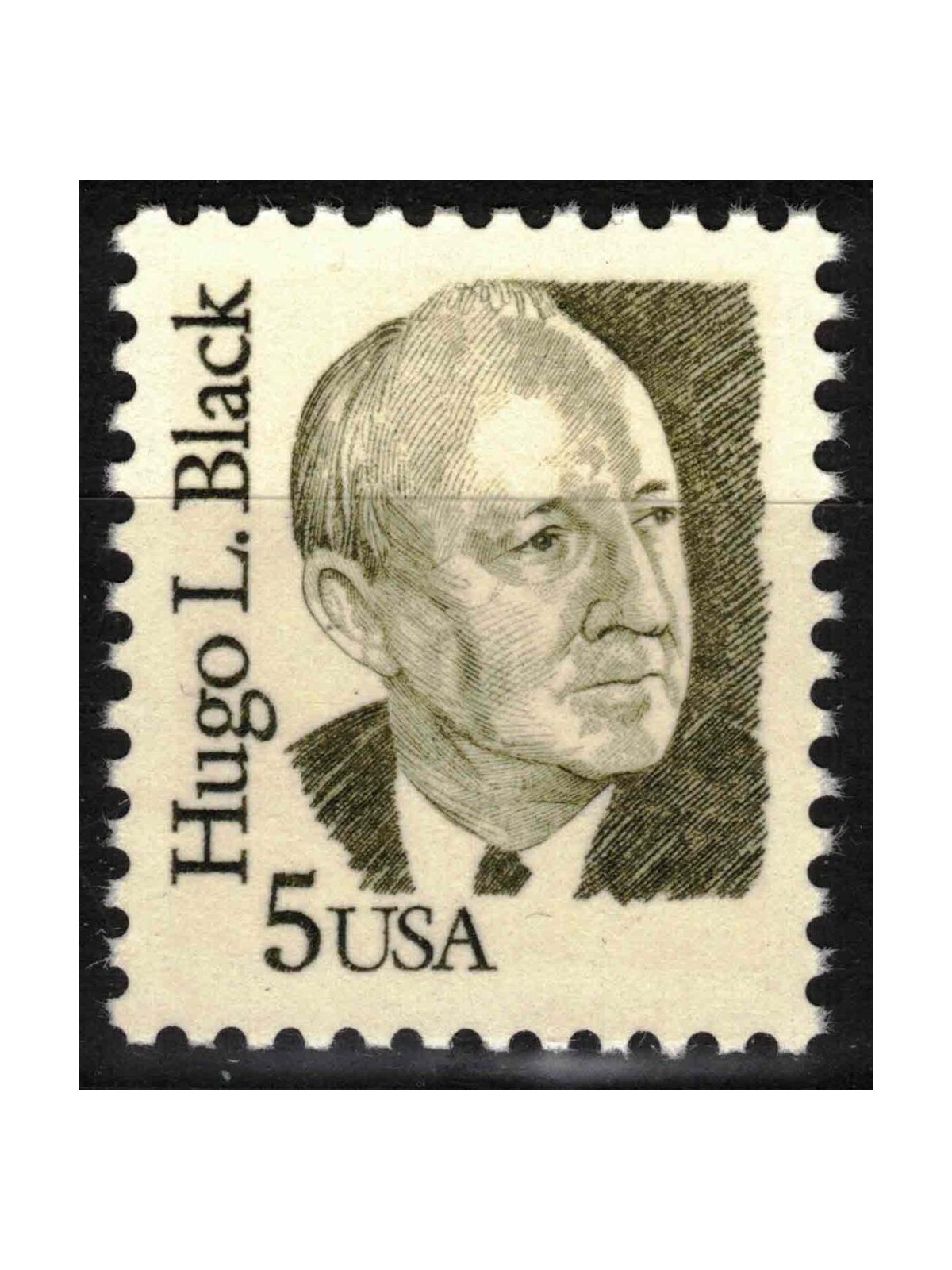 USA 1986 Hugo LaFayette Black MNH**