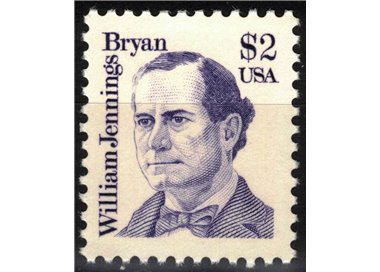 USA 1986 William Jennings Bryan MNH**