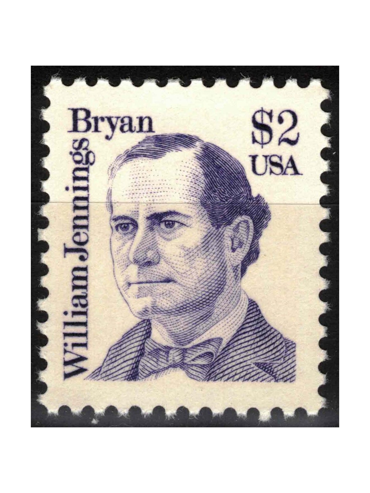 USA 1986 William Jennings Bryan MNH**