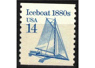 USA 1985 Transport (Iceboat) MNH** (RF)