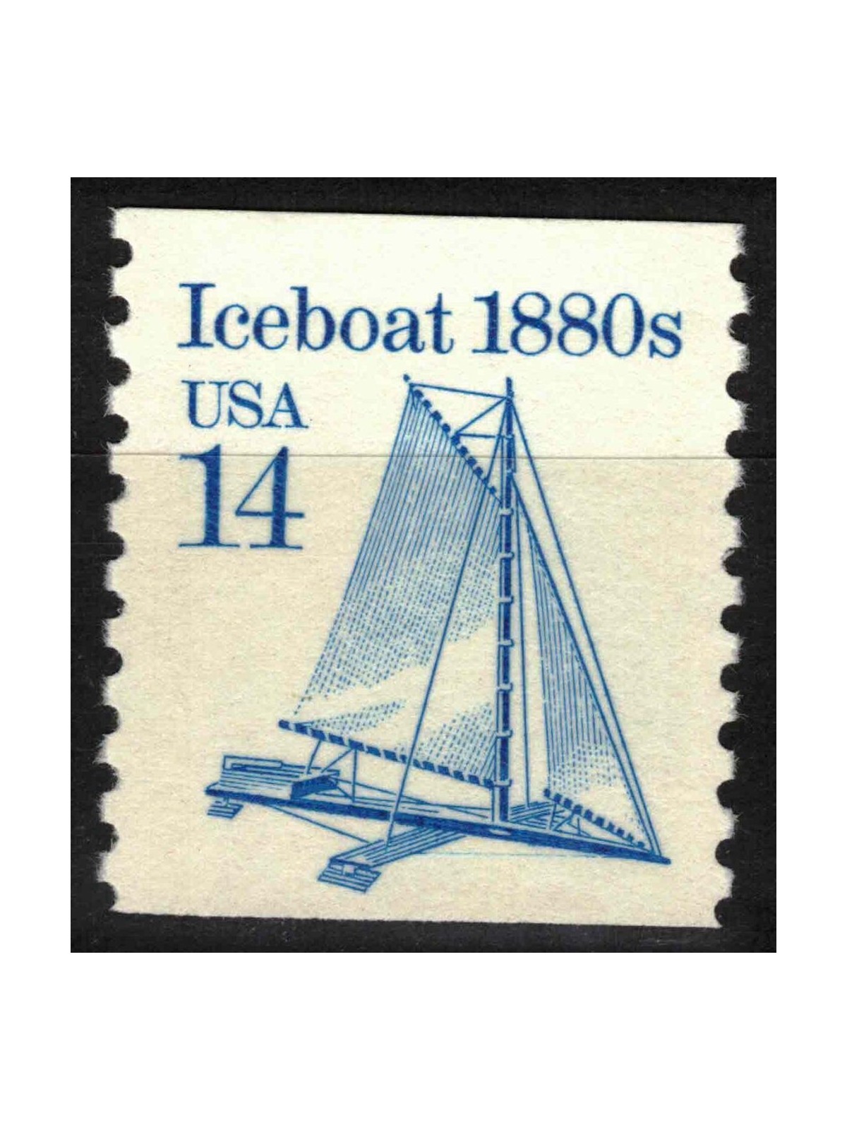 USA 1985 Trasporti (Iceboat) MNH** (RF)