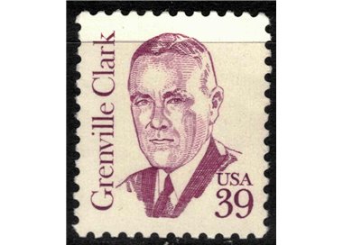 USA 1985 Grenville Clark MNH**