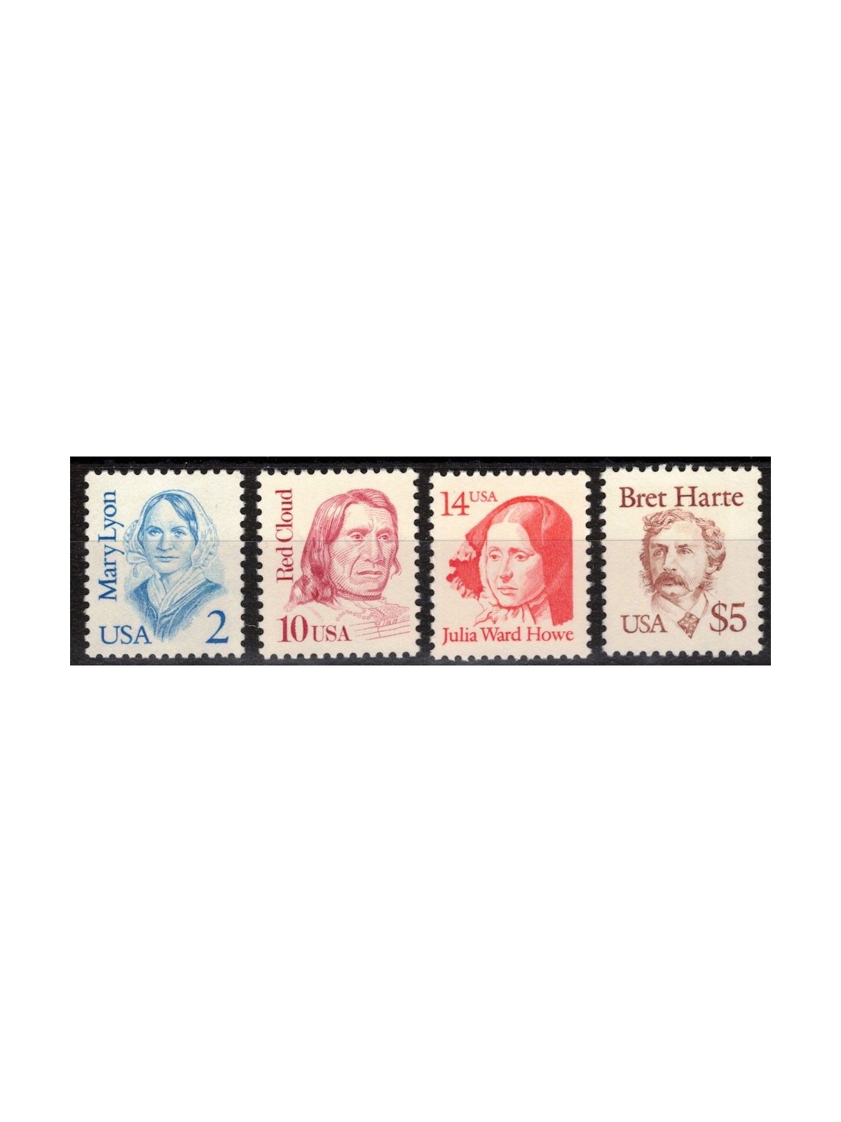 USA 1987 Great American Characters 4v MNH**