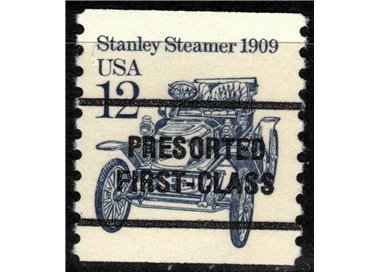 USA 1985 Trasporti (Steamer) MNH** (Preobliterato)