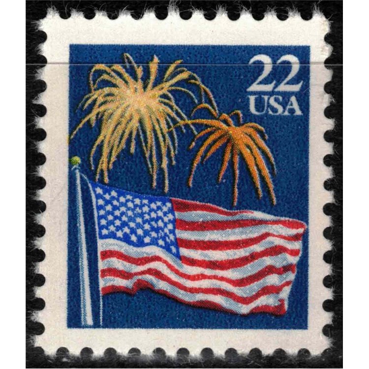 USA 1987 Flag and Fireworks MNH**