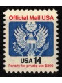 USA 1985 Service, Official Mail 14c MNH**