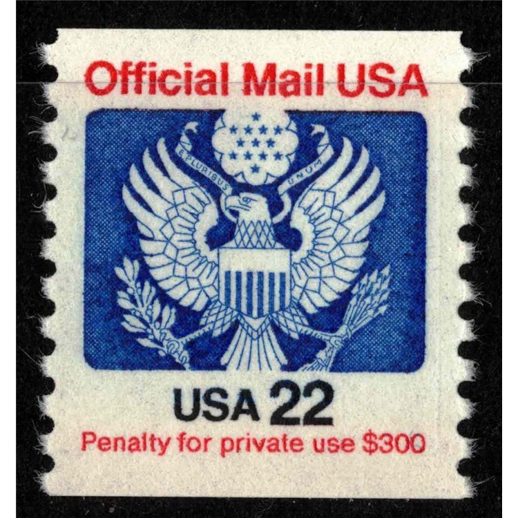 USA 1985 Service, Official Mail 22c MNH**