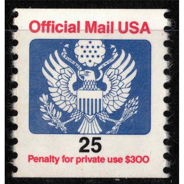 USA 1988 Servizio, Official Mail 25c MNH**