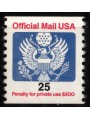 USA 1988 Servizio, Official Mail 25c MNH**