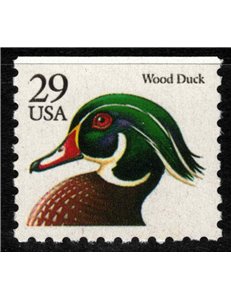 USA 1991 Anatra di legno (nero) MNH**