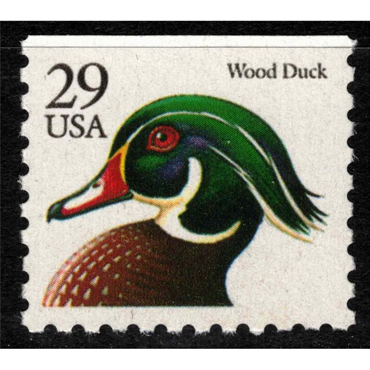USA 1991 Anatra di legno (nero) MNH**