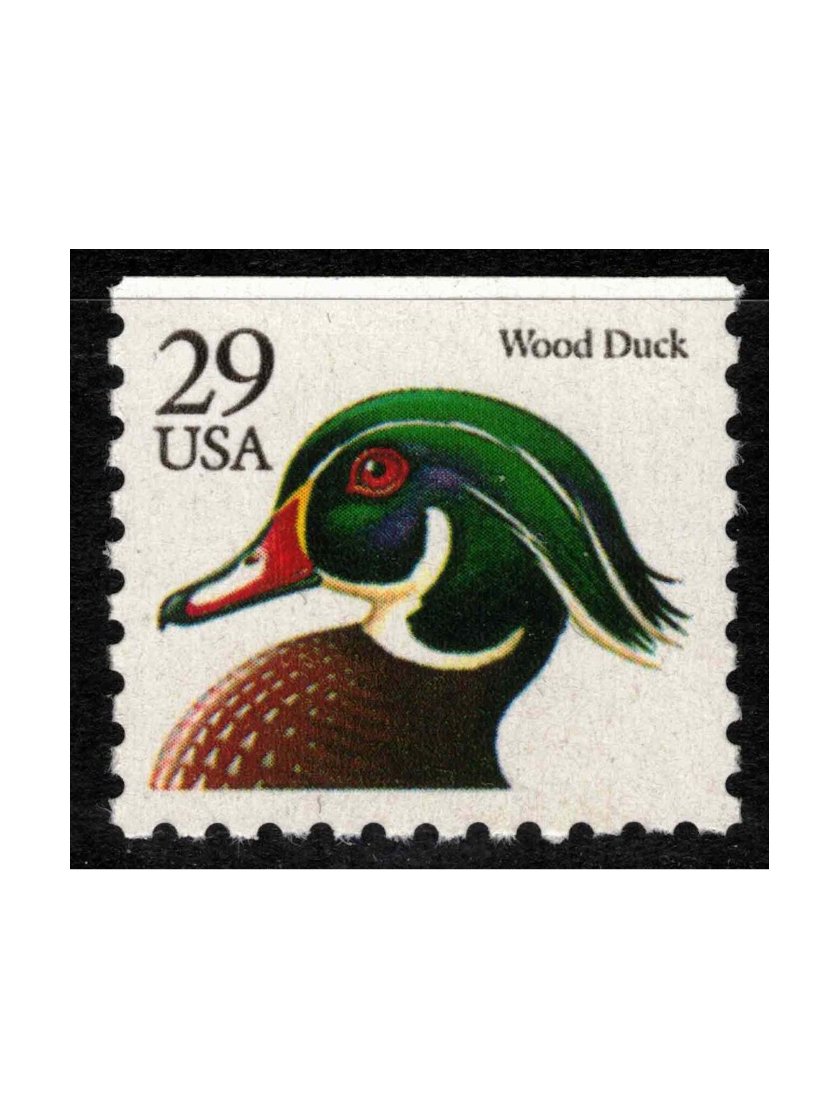 USA 1991 Wood Duck (Black) MNH**