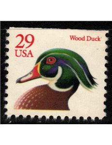 USA 1991 Anatra di legno (rosso) MNH**