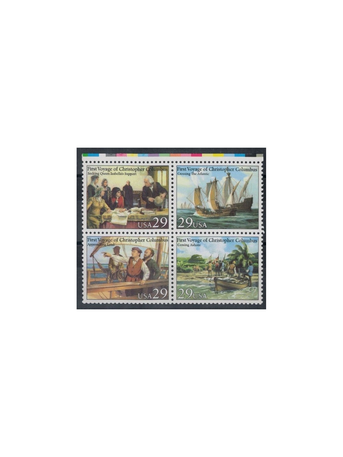 USA 1992 Columbus' voyages 4v MNH**