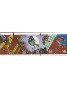 USA 1993 Fantasia spaziale 5v MNH**