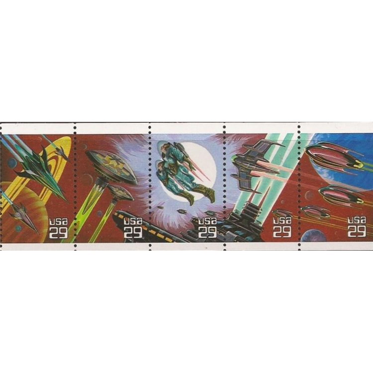 USA 1993 Fantasia spaziale 5v MNH**