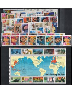 USA 1993 Complete vintage 94v + 1 s/s MNH**
