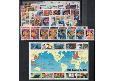 USA 1993 Annata completa 94v + 1 BF MNH**