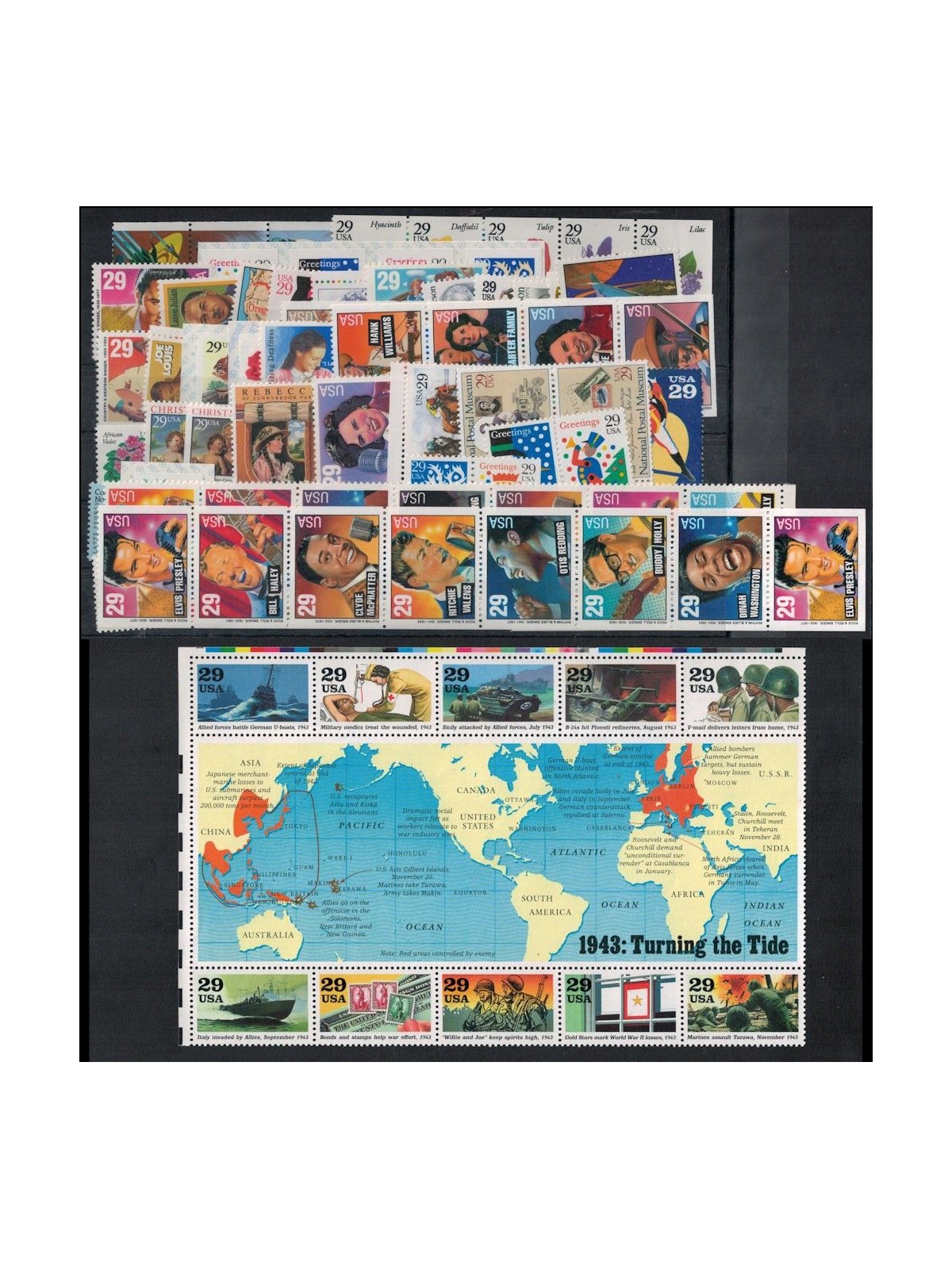 USA 1993 Annata completa 94v + 1 BF MNH**