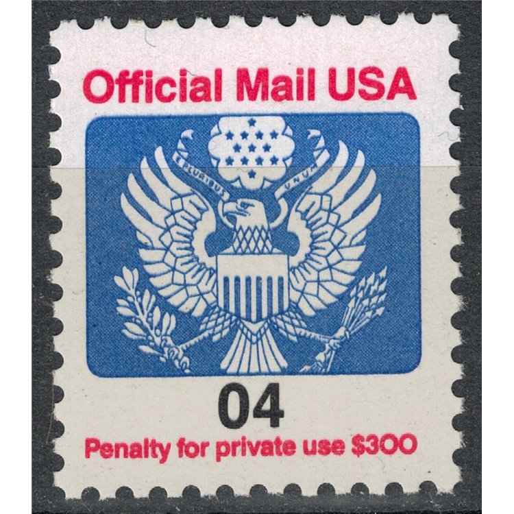 USA 1991 Service, Official Mail 4c MNH**